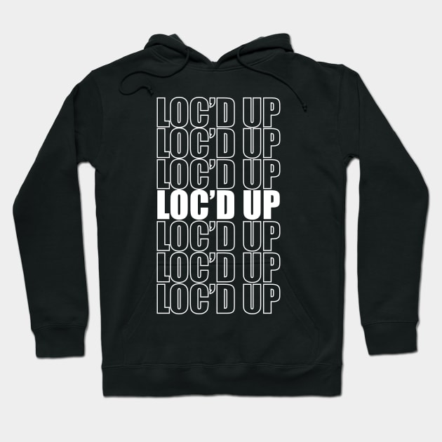 Loc'd Up Repeat Locs Dreadlocks Hoodie by blackartmattersshop